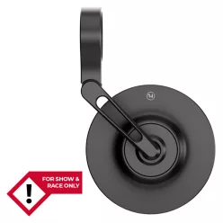   Oglindă capăt de ghidon Highsider Conero-XS, braț scurt, negru mat (bucată)