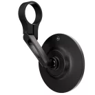Oglindă capăt de ghidon Highsider Conero-XS, braț scurt, negru mat (bucată)