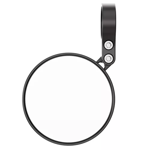 Oglindă capăt de ghidon Highsider Conero-XS, braț scurt, negru mat (bucată)