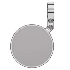 Oglindă capăt de ghidon Highsider Conero-XS, braț scurt, crom (bucată)