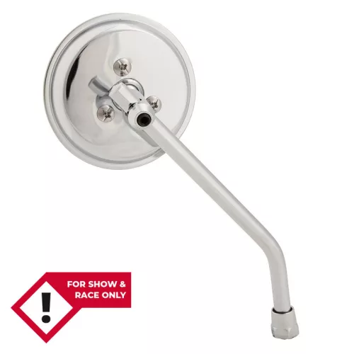 Oglindă Highsider mini universală Ø 80 mm, filet dreapta, crom, neomologat (bucată)