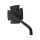 Oglindă Highsider Iron Cross, negru (pereche)