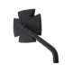 Oglindă Highsider Iron Cross, negru (pereche)