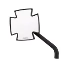 Oglindă Highsider Iron Cross, negru (pereche)