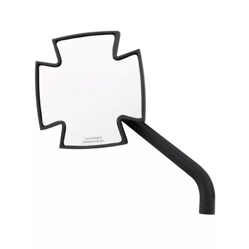 Oglindă Highsider Iron Cross, negru (pereche)