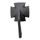 Oglindă capăt de ghidon Highsider Iron Cross, negru (bucată)