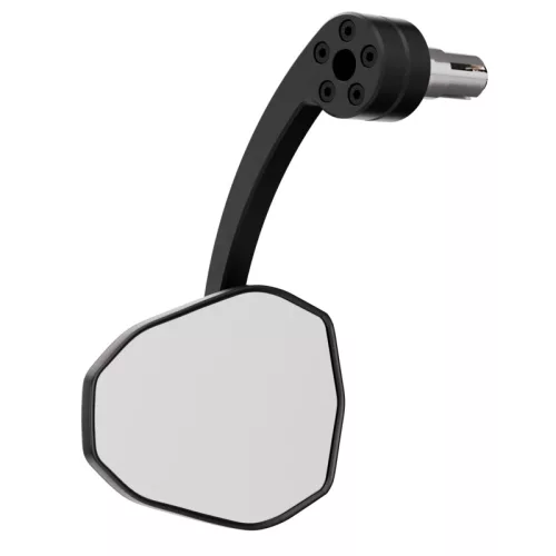 Oglindă capăt de ghidon Highsider Victory-Blast Evo, negru mat (bucată)