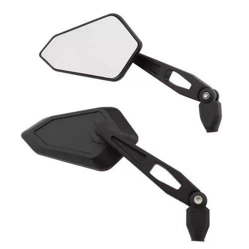 Oglindă Highsider Booster, filet M8 dreapta, negru (pereche)