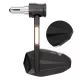 Oglindă capăt de ghidon Highsider Victory-X Rim cu semnalizator LED, suprafață striată, negru mat (bucată)