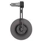 Oglindă capăt de ghidon Highsider Conero Evo Black Edition, negru mat (bucată)