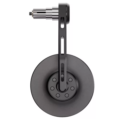 Oglindă capăt de ghidon Highsider Conero Evo Black Edition, negru mat (bucată)