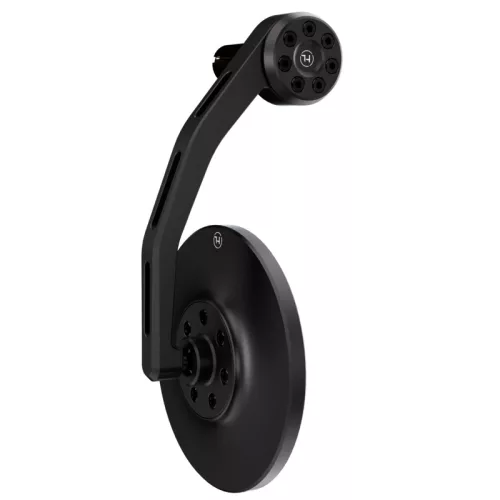 Oglindă capăt de ghidon Highsider Conero Evo Black Edition, negru mat (bucată)
