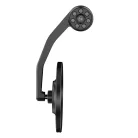Oglindă capăt de ghidon Highsider Conero Evo Black Edition, negru mat (bucată)