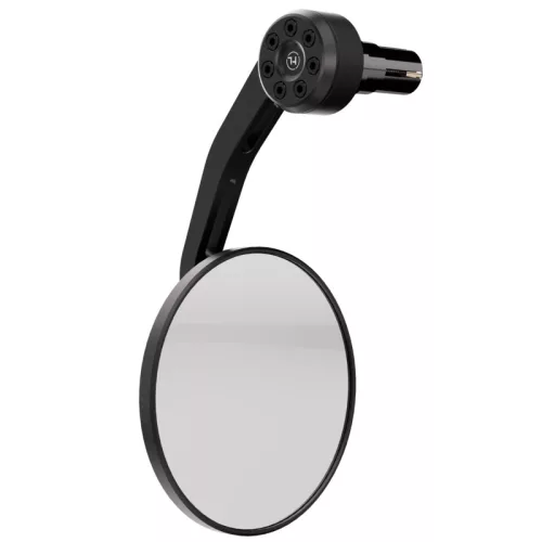 Oglindă capăt de ghidon Highsider Conero Evo Black Edition, negru mat (bucată)
