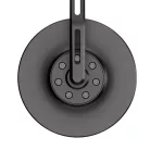 Oglindă capăt de ghidon Highsider Conero Evo Black Edition, negru mat (bucată)