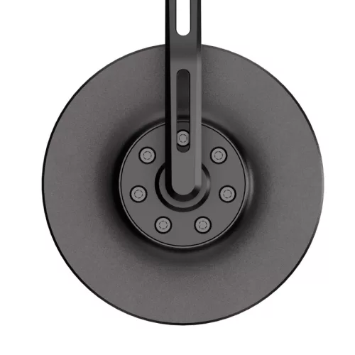 Oglindă capăt de ghidon Highsider Conero Evo Black Edition, negru mat (bucată)
