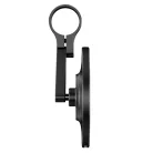 Oglindă capăt de ghidon Highsider Conero Black Edition, braț scurt, negru mat (bucată)