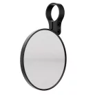 Oglindă capăt de ghidon Highsider Conero Black Edition, braț scurt, negru mat (bucată)