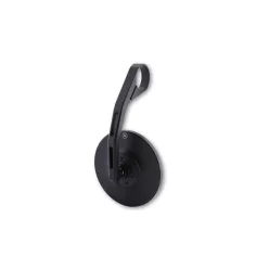   Oglindă capăt de ghidon Highsider Conero 2 Black Edition, braț lung, negru mat (bucată)