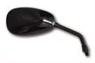 Oglindă Highsider Virago, negru (bucată)