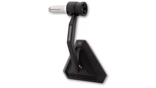Oglindă capăt de ghidon Highsider Tetra cu semnalizator LED, negru (bucată)