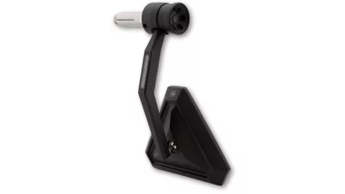 Oglindă capăt de ghidon Highsider Tetra cu semnalizator LED, negru (bucată)