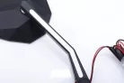 Oglindă Highsider Stealth-X3 cu lumină de poziție LED, negru (pereche)