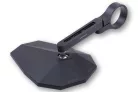 Oglindă capăt de ghidon Highsider Stealth-X5, braț scurt, negru mat (bucată)