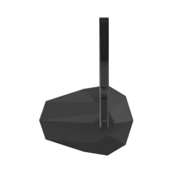   Oglindă capăt de ghidon Highsider Stealth-X6, braț lung, negru mat (bucată)
