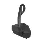 Oglindă capăt de ghidon Highsider Stealth-X6, braț lung, negru mat (bucată)
