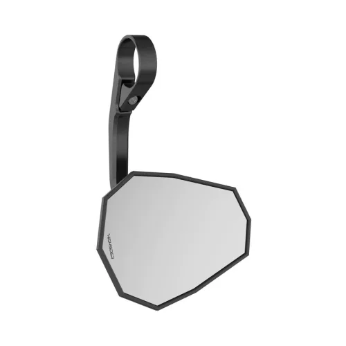 Oglindă capăt de ghidon Highsider Stealth-X6, braț lung, negru mat (bucată)