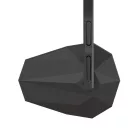 Oglindă capăt de ghidon Highsider Stealth-X6, braț lung, negru mat (bucată)