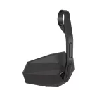 Oglindă capăt de ghidon Highsider Stealth-X6, braț lung, negru mat (bucată)
