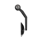Oglindă capăt de ghidon Highsider Stealth-Rim X7 cu semnalizator LED, negru mat (bucată)