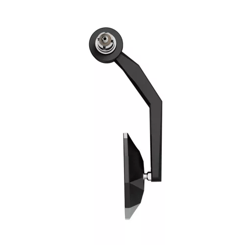 Oglindă capăt de ghidon Highsider Stealth-Rim X7 cu semnalizator LED, negru mat (bucată)