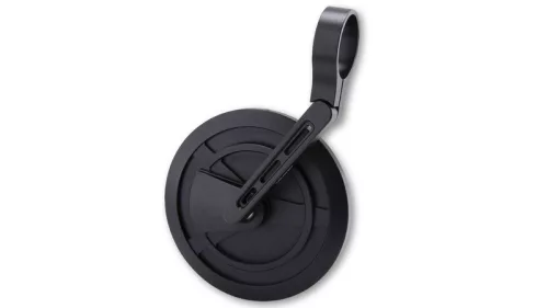 Oglindă capăt de ghidon Highsider Enterprise, negru/negru (bucată)