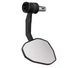 Oglindă capăt de ghidon Highsider Victory-Rim cu semnalizator LED, negru mat (bucată)