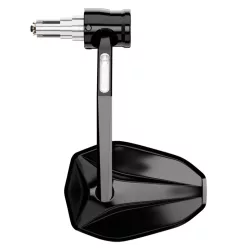   Oglindă capăt de ghidon Highsider Victory-Rim cu semnalizator LED și lumină de poziție, negru (bucată)