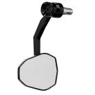 Oglindă capăt de ghidon Highsider Victory-Rim cu semnalizator LED și lumină de poziție, negru (bucată)