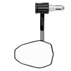 Oglindă capăt de ghidon Highsider Victory-Rim cu semnalizator LED și lumină de poziție, negru (bucată)