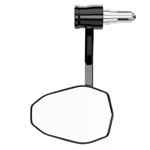 Oglindă capăt de ghidon Highsider Victory-Rim cu semnalizator LED și lumină de poziție, negru (bucată)