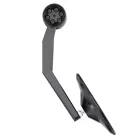Oglindă capăt de ghidon Highsider Montana-Rim cu semnalizator LED, negru (bucată)