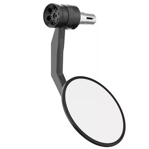 Oglindă capăt de ghidon Highsider Montana-Rim cu semnalizator LED, negru (bucată)