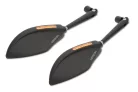 Oglindă de carenaj Highsider Torezzo cu semnalizator LED, negru (pereche)