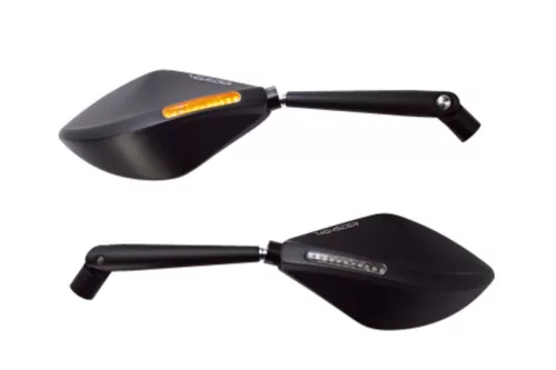 Oglindă Highsider Torezzo cu semnalizator LED, negru (pereche)