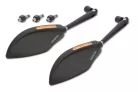 Oglindă Highsider Torezzo cu semnalizator LED, negru (pereche)