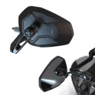 Oglindă capăt de ghidon Highsider Ventura-RS Force-Evo, negru (bucată)