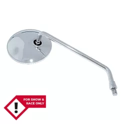 Oglindă Highsider rotundă cu braț lung, crom (bucată)