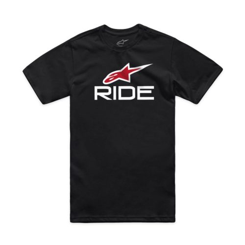 Tee Ride 4.0 Ss Bk/Wt/Rd L