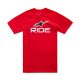 Tee Ride 4.0 Ss Rd/Wt/Bk Xl